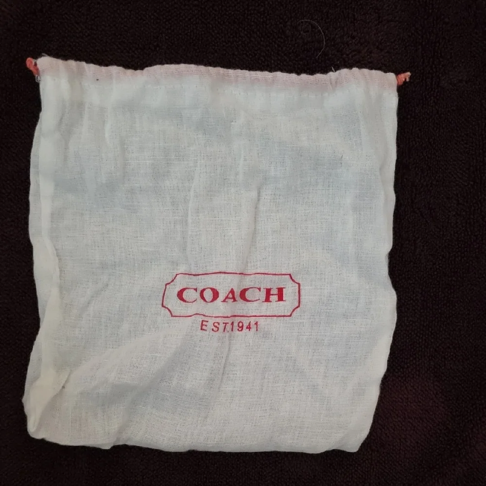 Coach Red Poppy Floral Wristlet - Picture 4 of 4